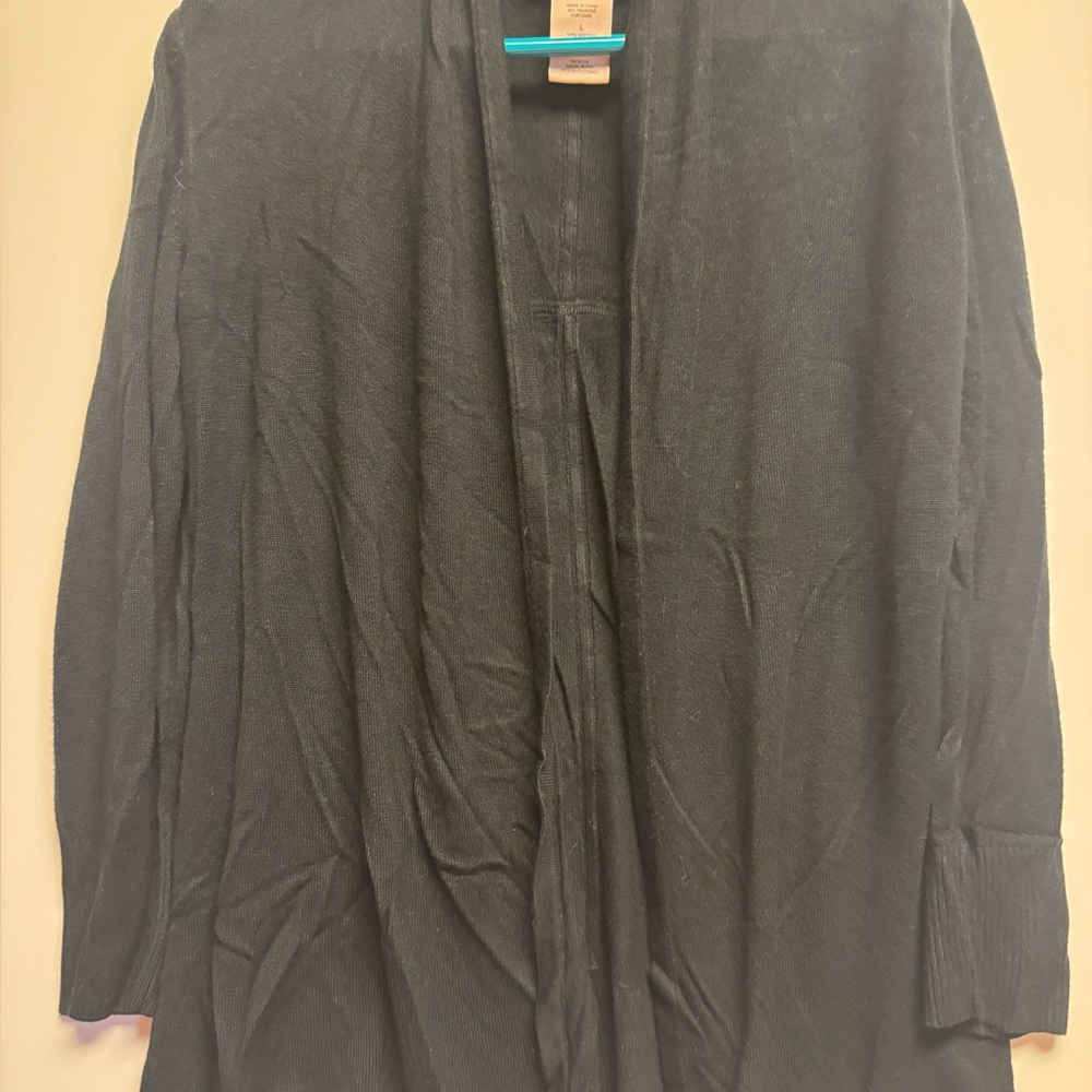 Philosophy Black‎ Viscose Cardigan